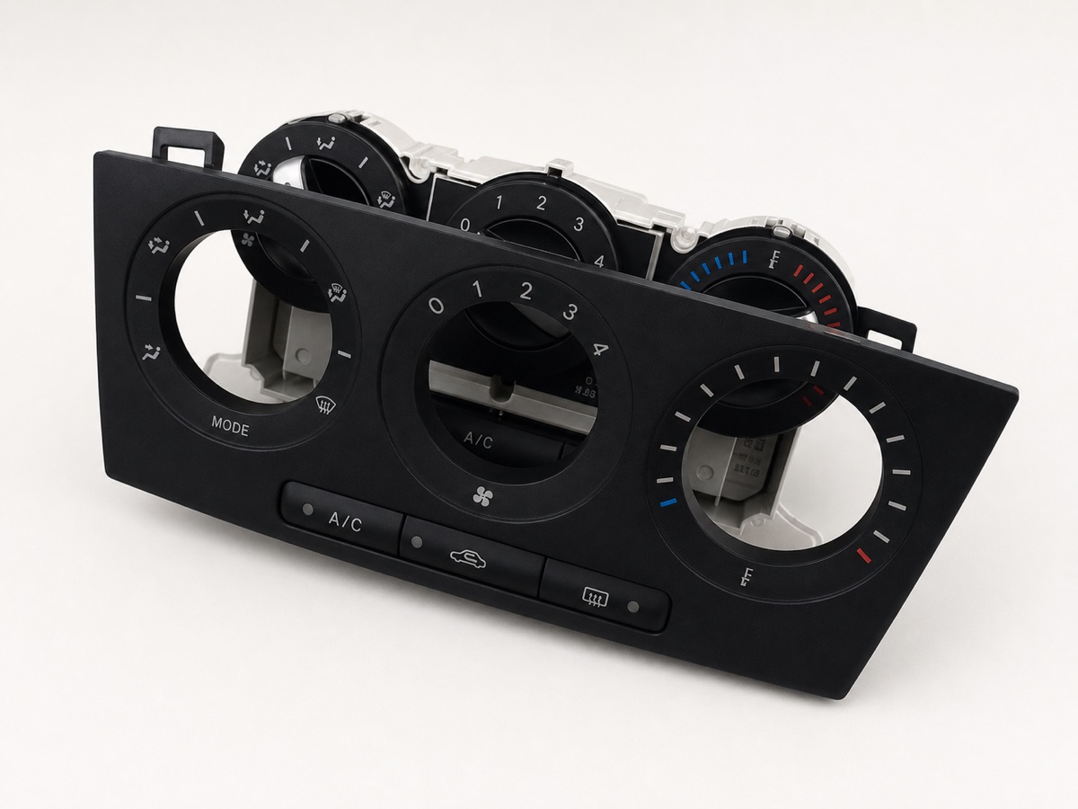 3D printed replacement dash A/C control bezel